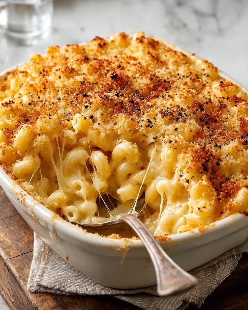 Creamy Baked Mac and Cheese Recipe