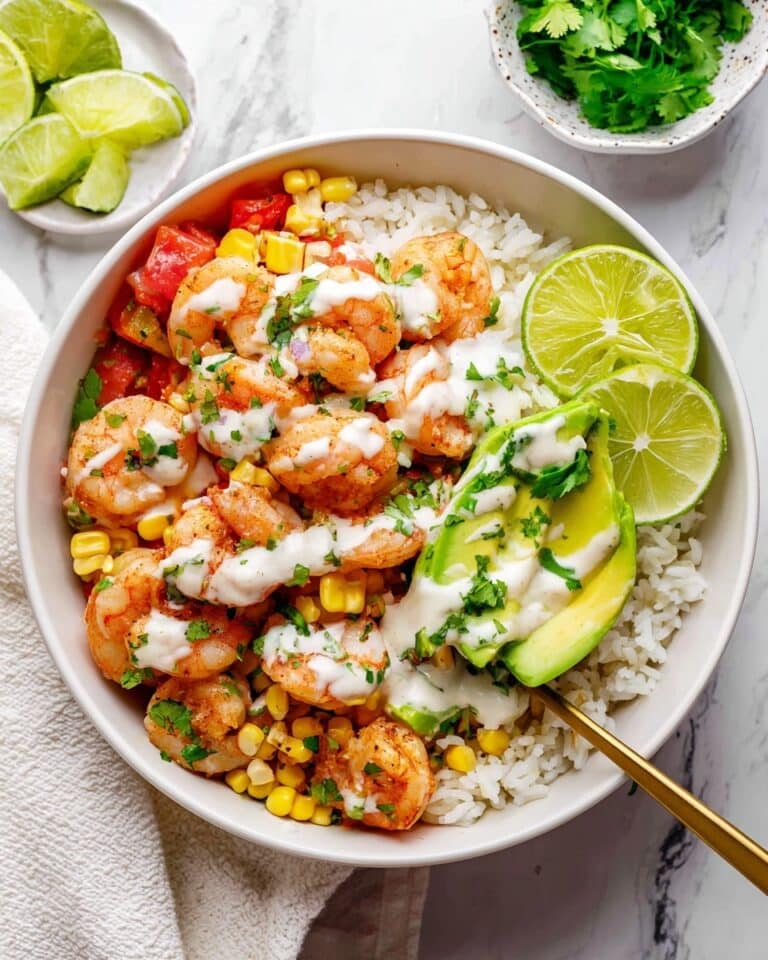 Cilantro Lime Shrimp Bowls Recipe