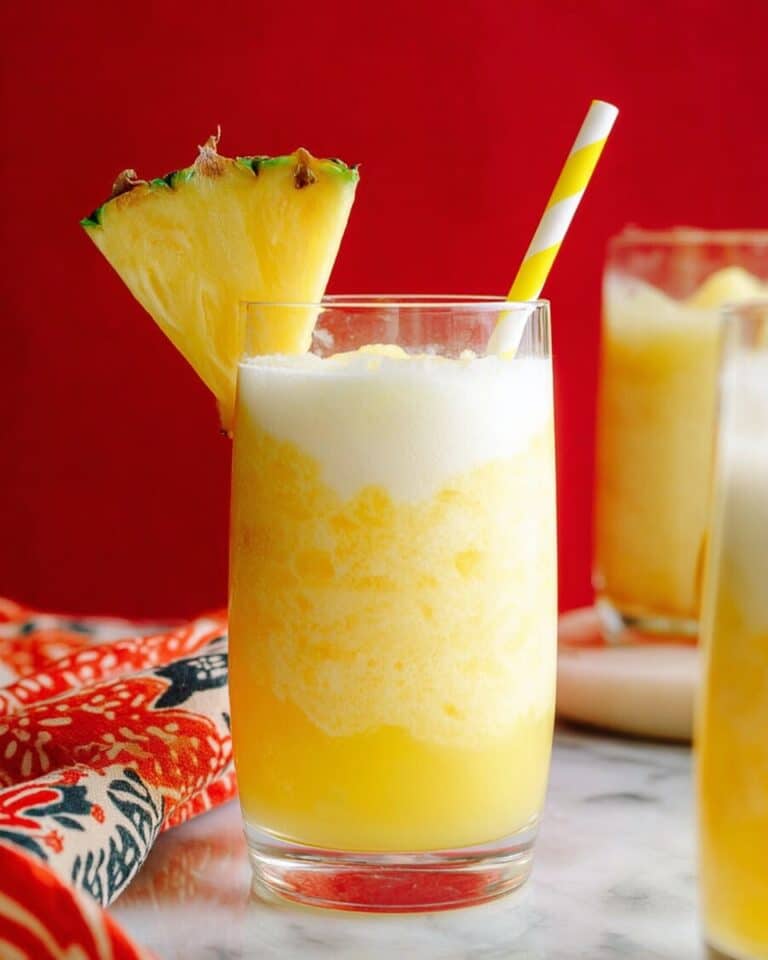 2-Ingredient Pineapple Smoothie (No Banana!) Recipe