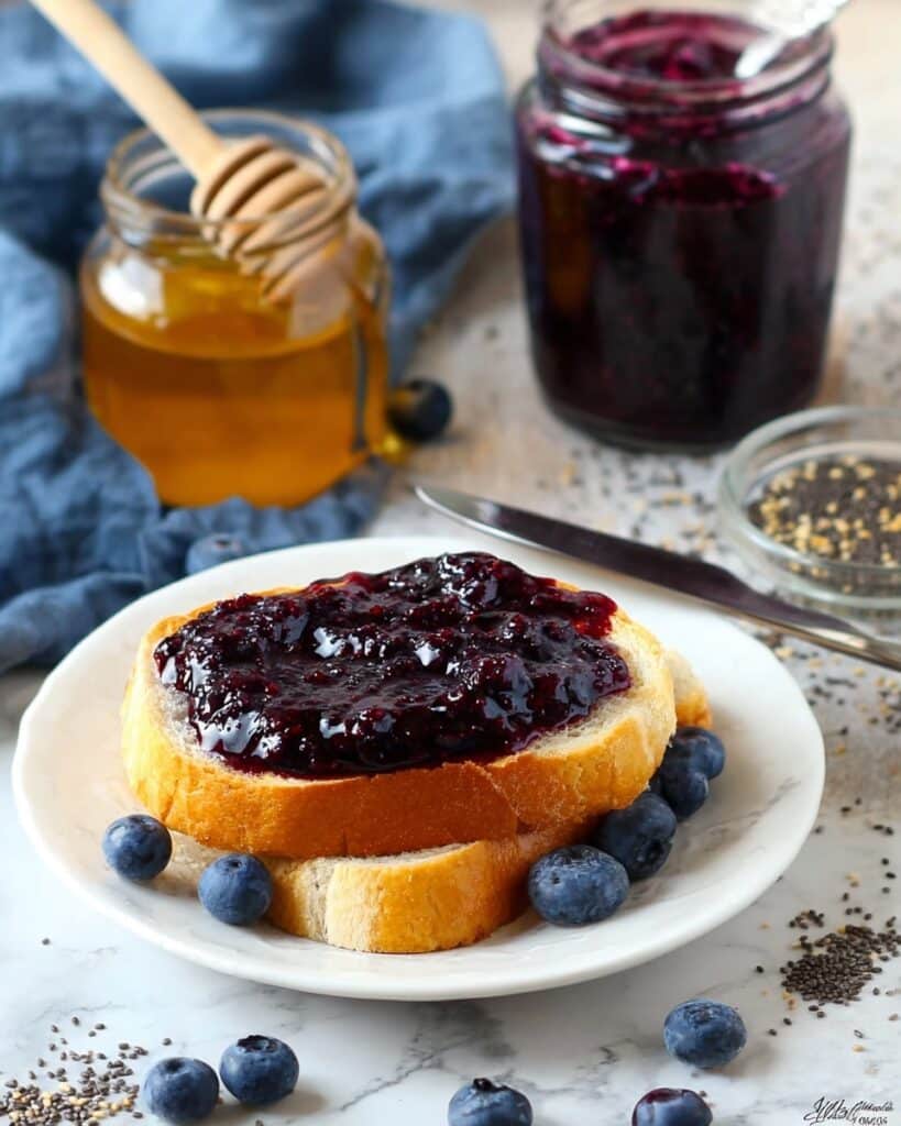 Healthy Blueberry Chia Jam (3-Ingredient Recipe) Recipe