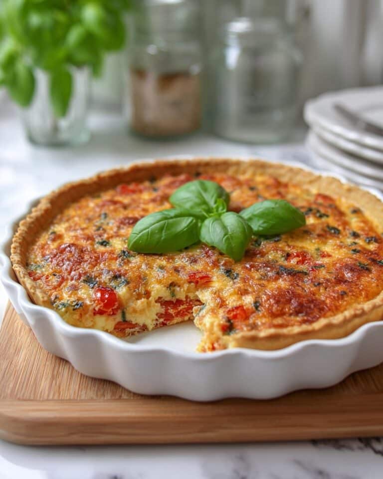 Basil Tomato Pie Recipe