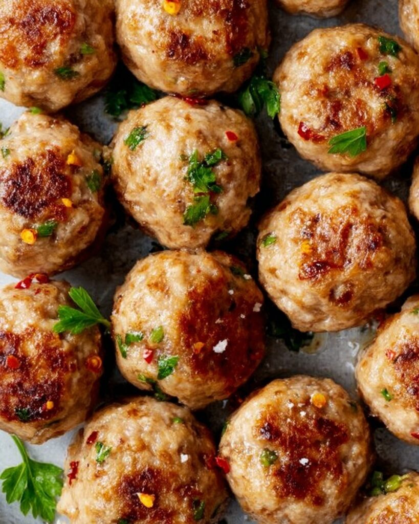 Baked Turkey Meatballs Recipe