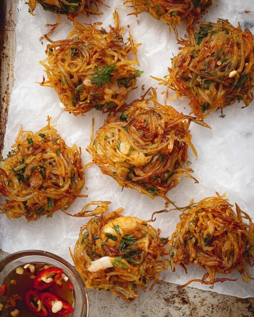 Ukoy Filipino Shrimp and Vegetable Fritters Recipe