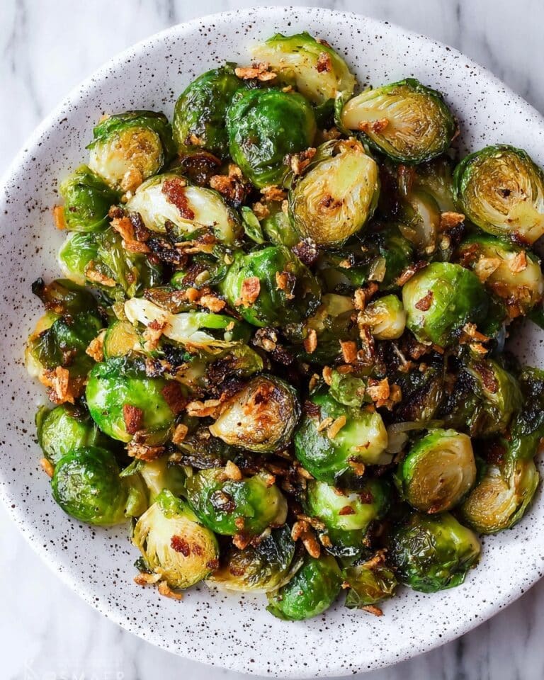 Air Fryer Brussels Sprouts with Parmesan Recipe