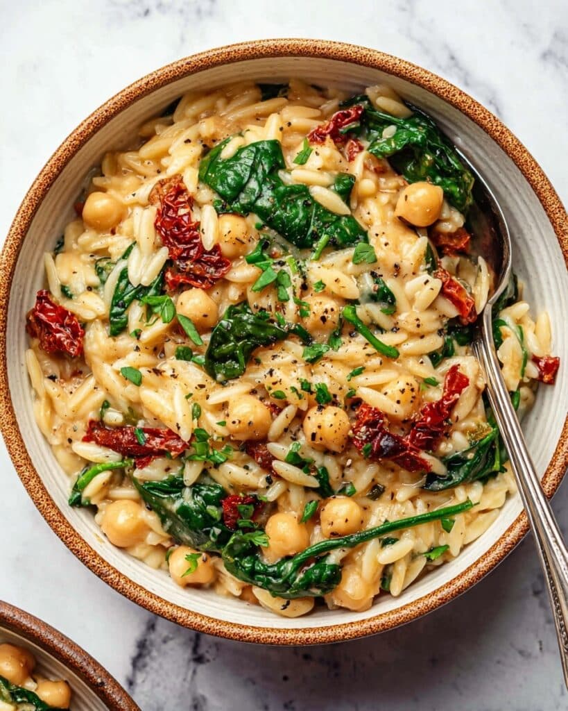 Marry Me Chickpeas and Orzo Recipe