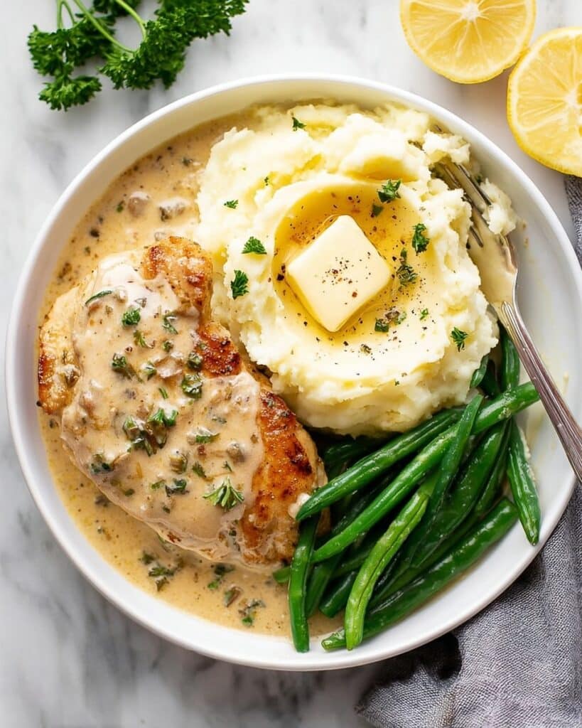 Chicken in White Wine Cream Sauce with Parmesan Recipe