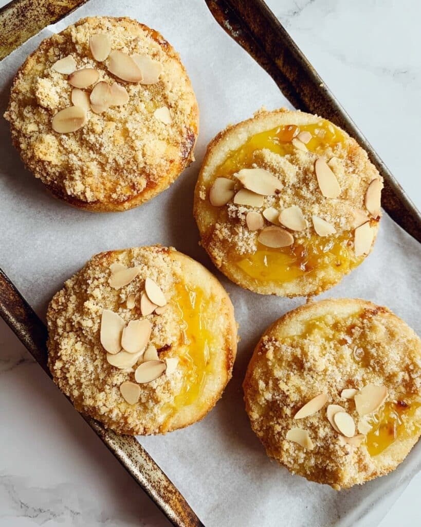 Creamy Almond & Lemon Coffee Cakes Recipe