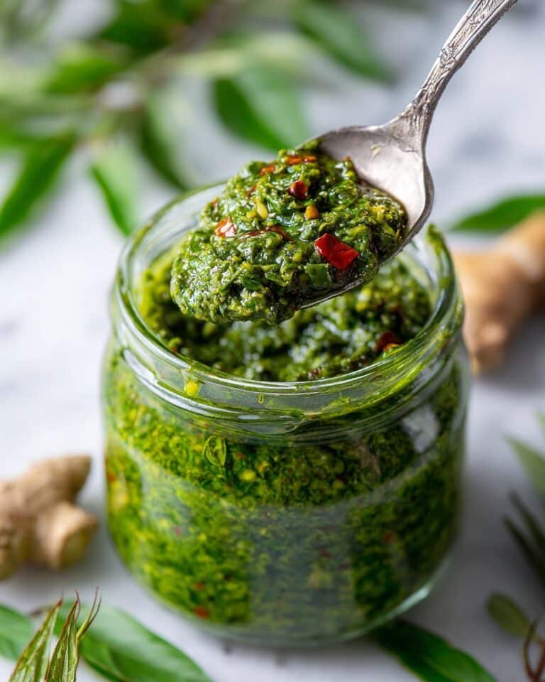 Fresh Herbal Green Seasoning Paste Recipe