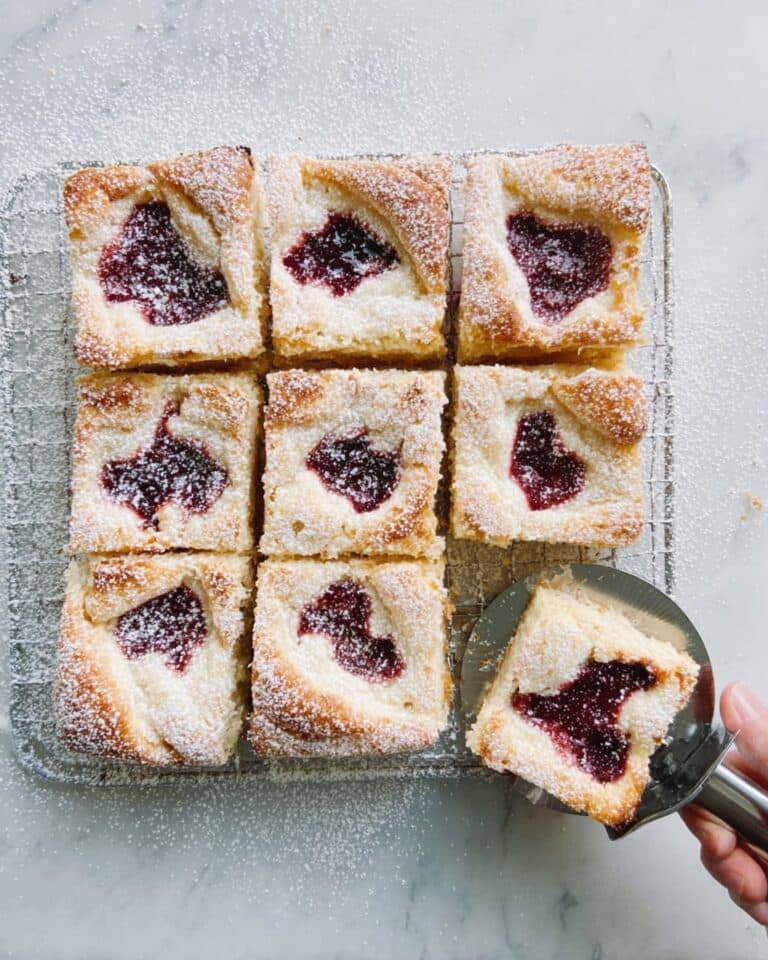 Danish Puff Pastry Slab Pie with Cream Cheese and Jam Recipe