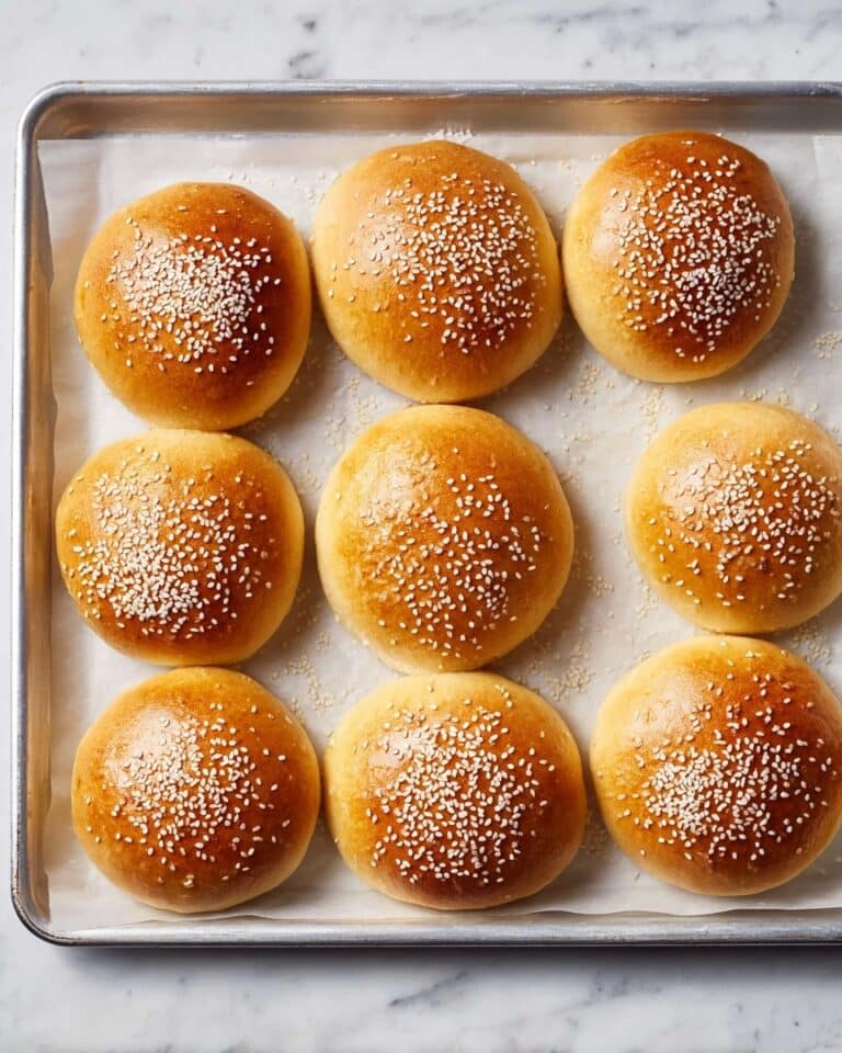 Beautiful Homemade Burger Buns Recipe