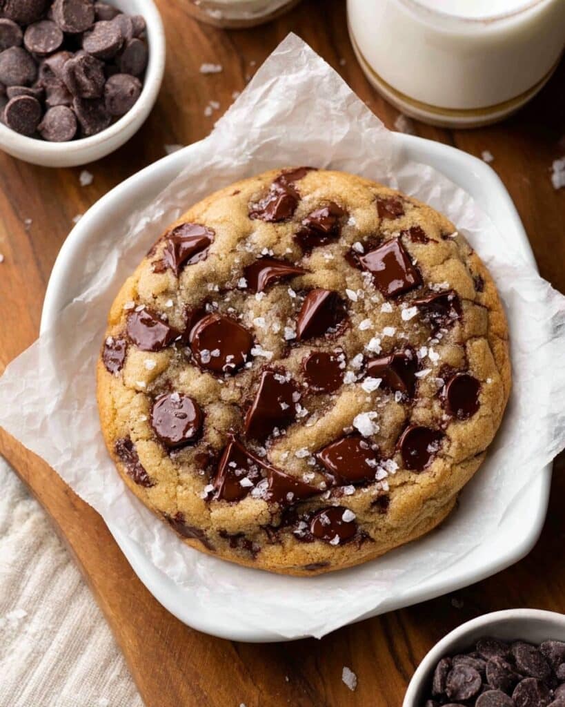 Single Serve Vegan Chocolate Chip Cookie Recipe