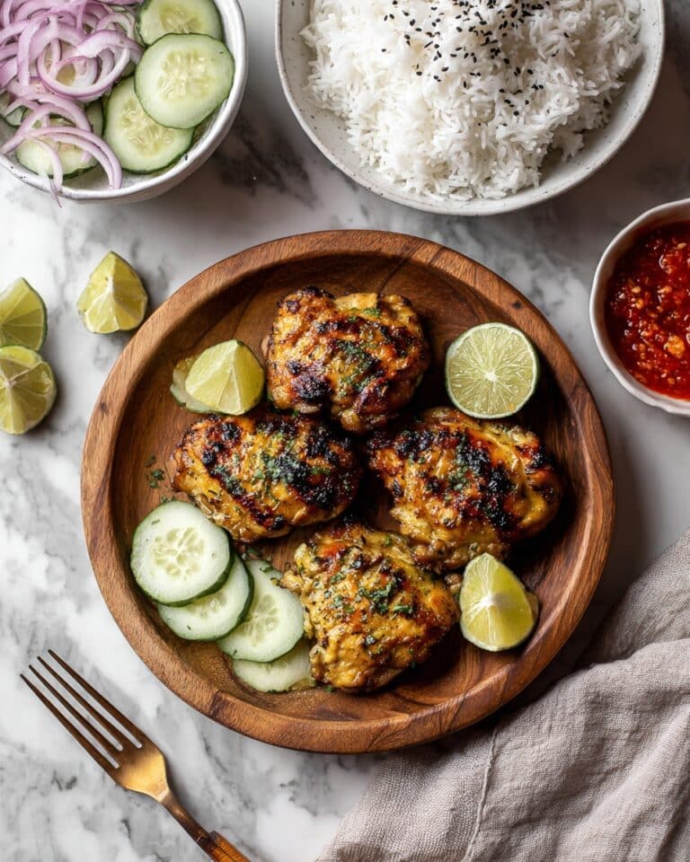 Vietnamese-Style Baked Chicken Thighs with Lime, Ginger, and Fish Sauce Recipe