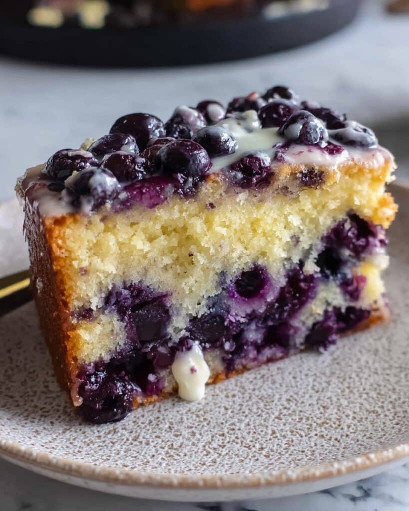Healthier Lemon Blueberry Loaf Recipe