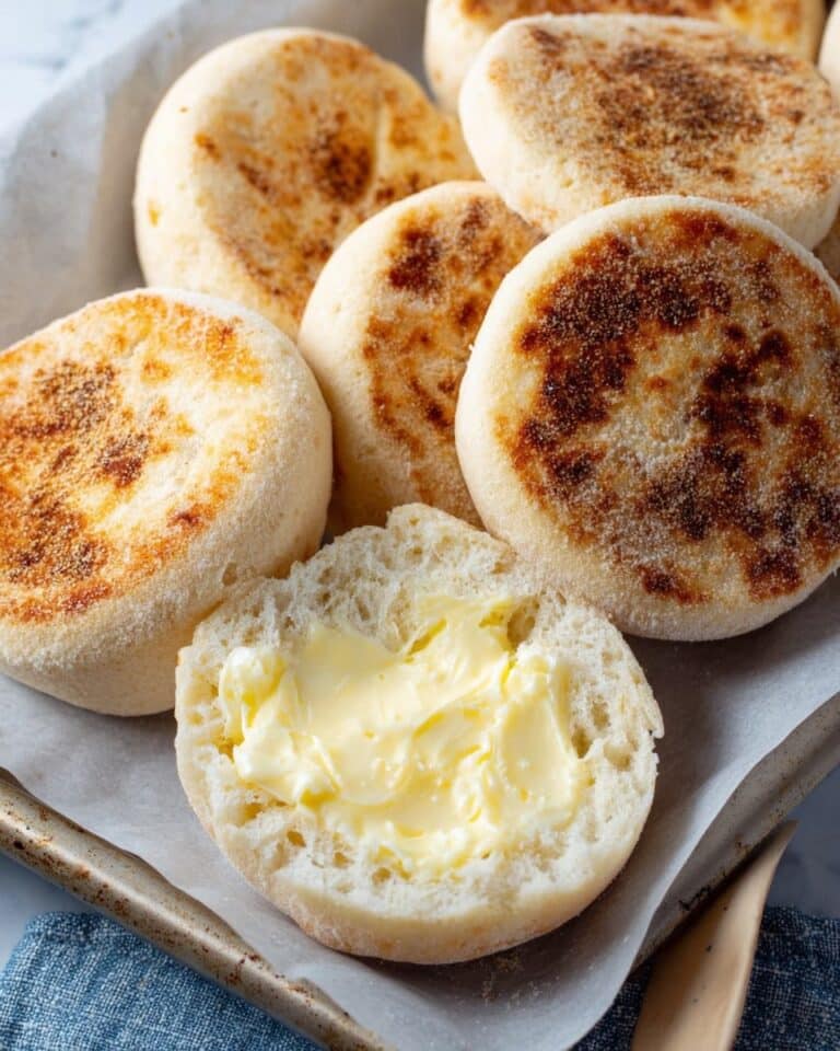 Sourdough English Muffins Recipe
