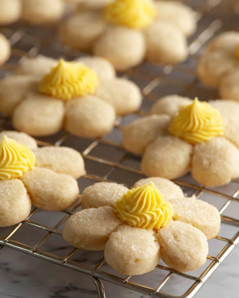 Lemon Spritz Cookies with Lemon Icing Recipe