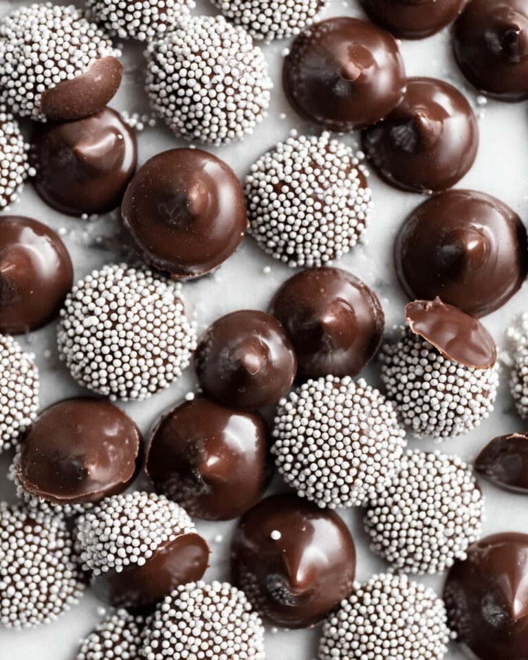 Homemade Chocolate Nonpareils Candy Recipe