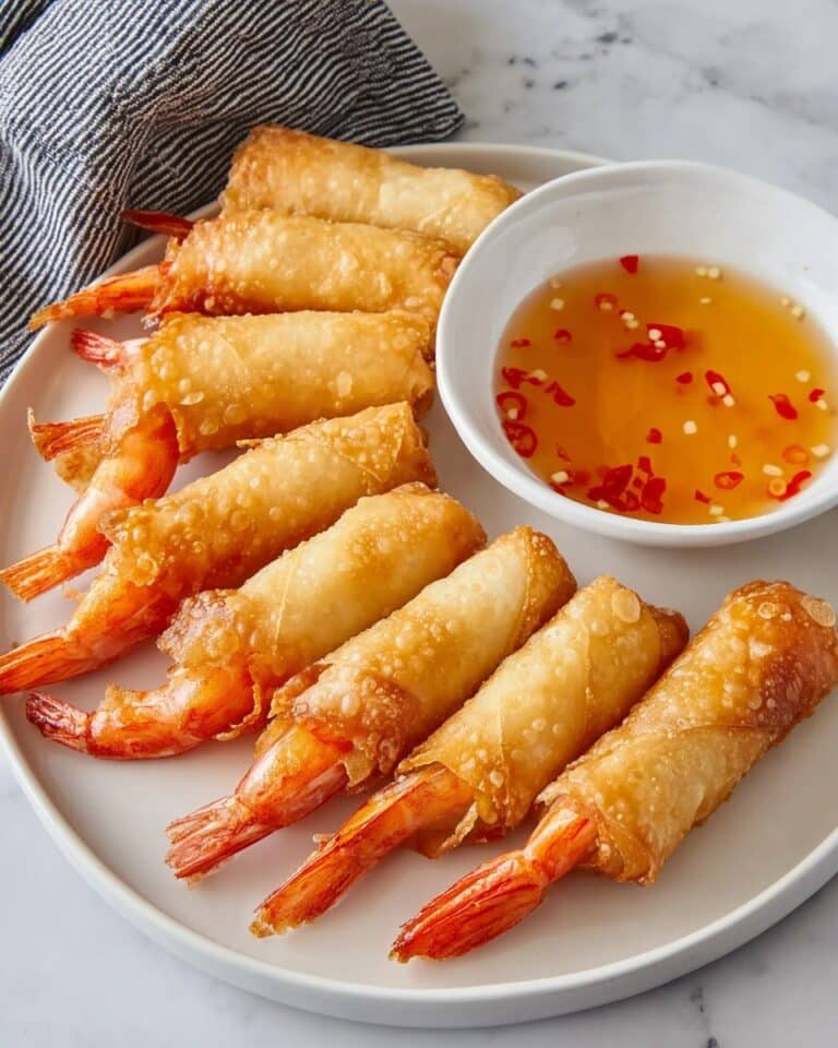 Shrimp in a Blanket with Sweet Chili Dipping Sauce Recipe