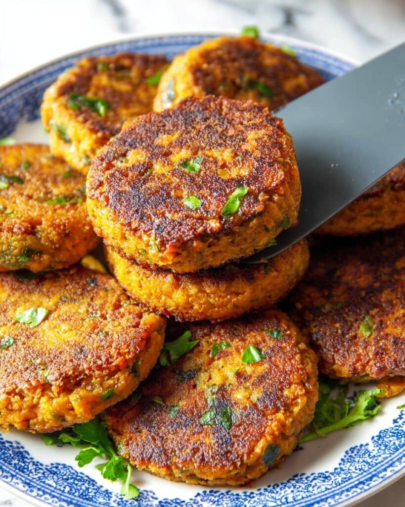 Chickpea Sweet Potato Patties (Quick and Healthy) Recipe