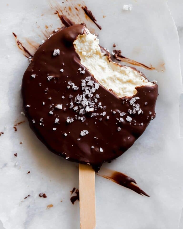 Easy Chocolate-Coated Peanut Butter Frozen Yogurt Bars Recipe