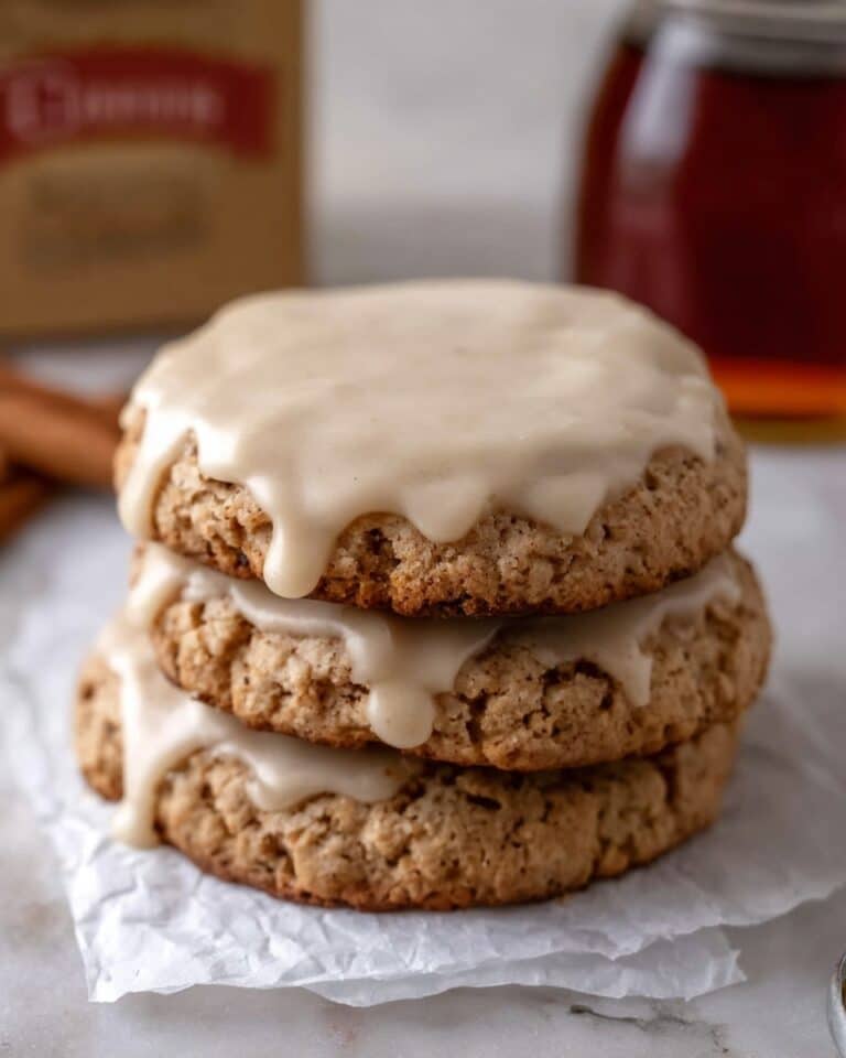 Maple Glazed Oatmeal Cookies Recipe