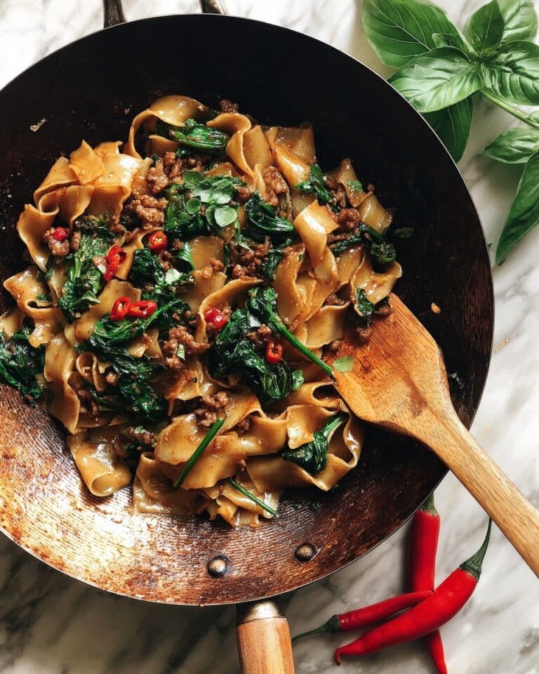 Drunken Noodles (Pad Kee Mao) Recipe