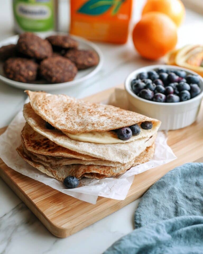 Blueberry Breakfast Quesadilla Recipe