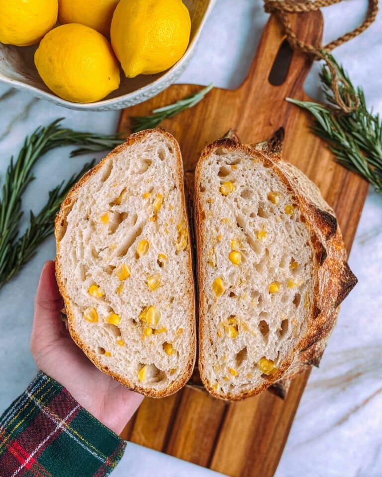 Preserved Lemon & Rosemary Sourdough Bread Recipe
