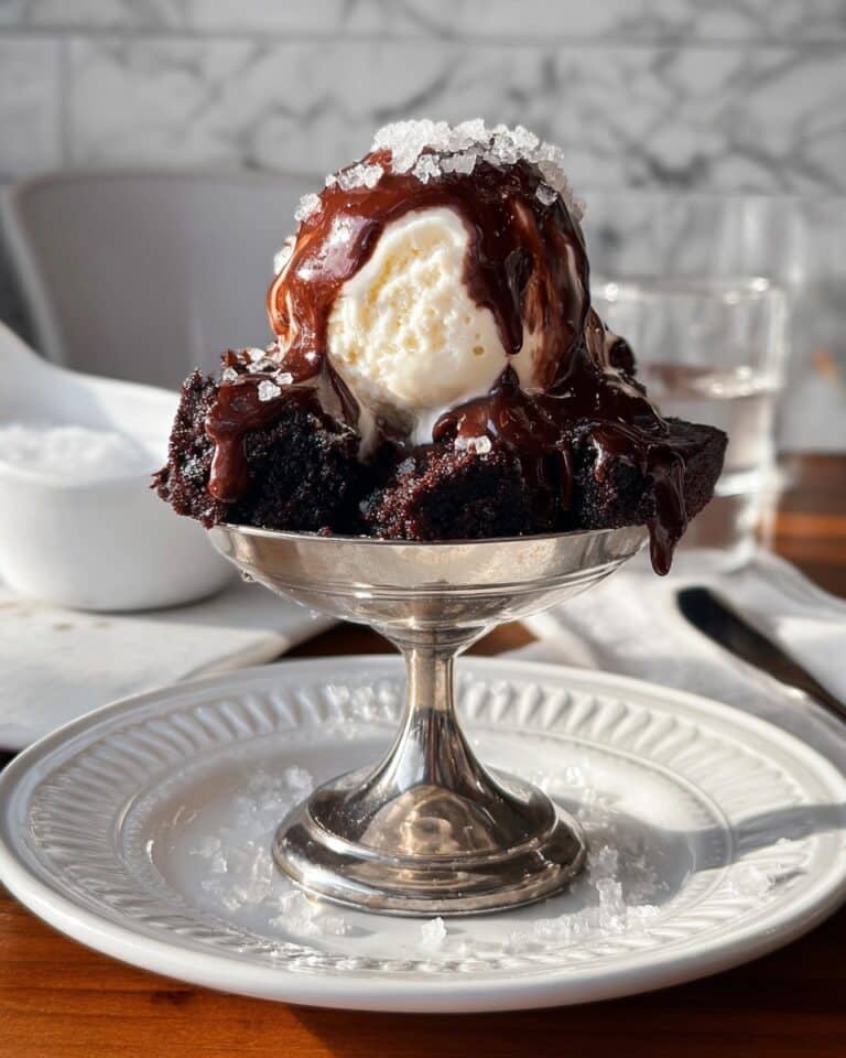 Deep Dish Brown Butter Molten Lava Cake Recipe