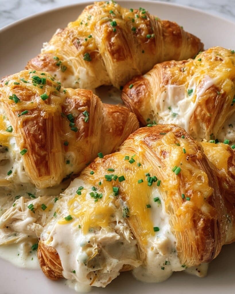 Cream Cheese Chicken Croissants Recipe