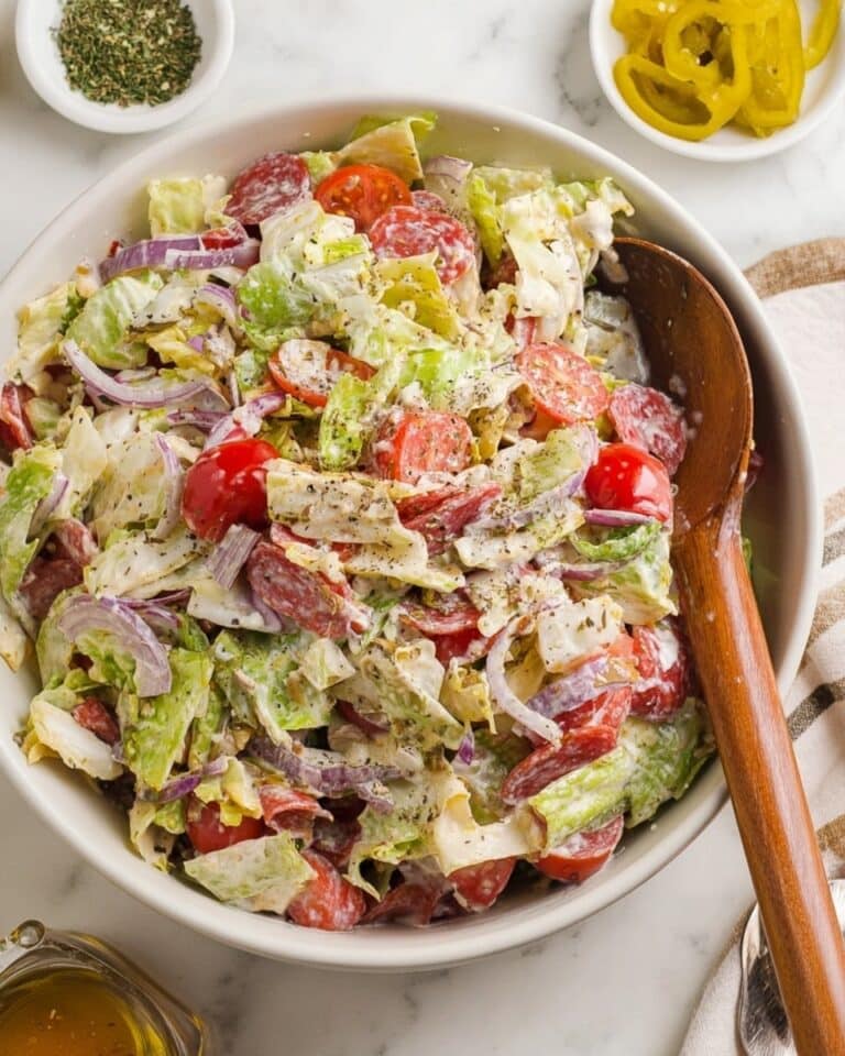 Italian Grinder Salad (Chopped Sub Salad) Recipe