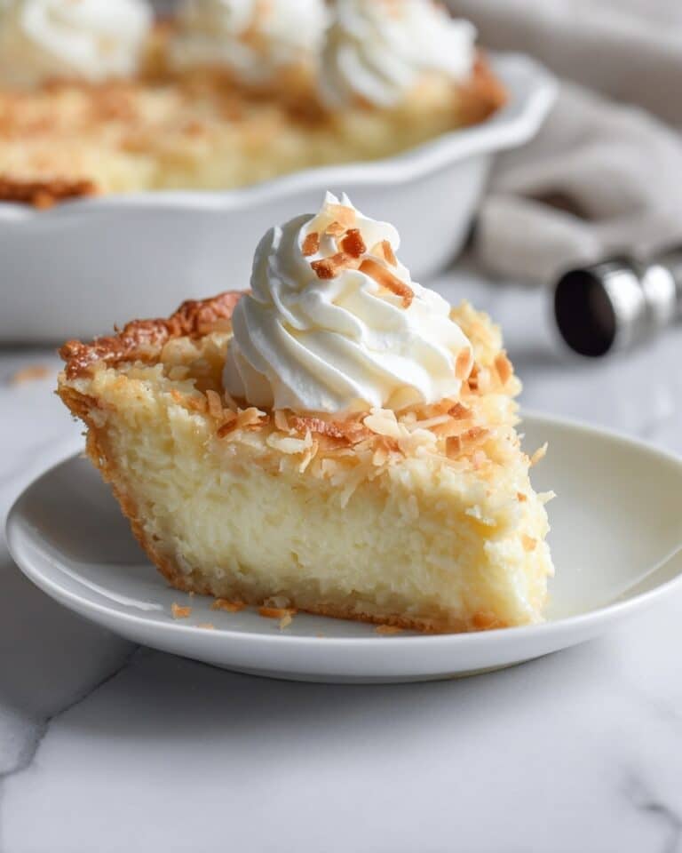 Impossible Coconut Pie Recipe