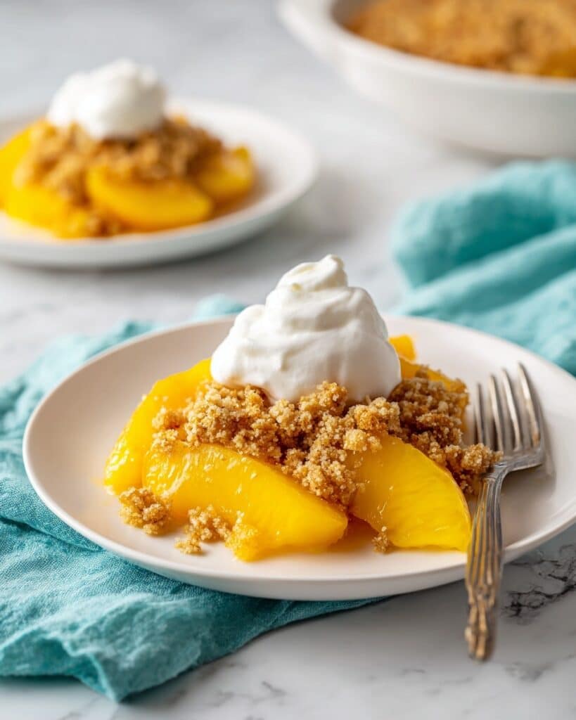 Peach Dump Cake Recipe