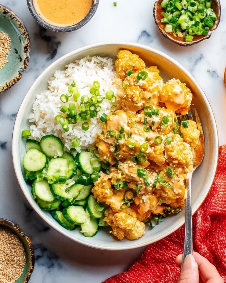 Saucy Bang Bang Cauliflower With Chickpeas Recipe
