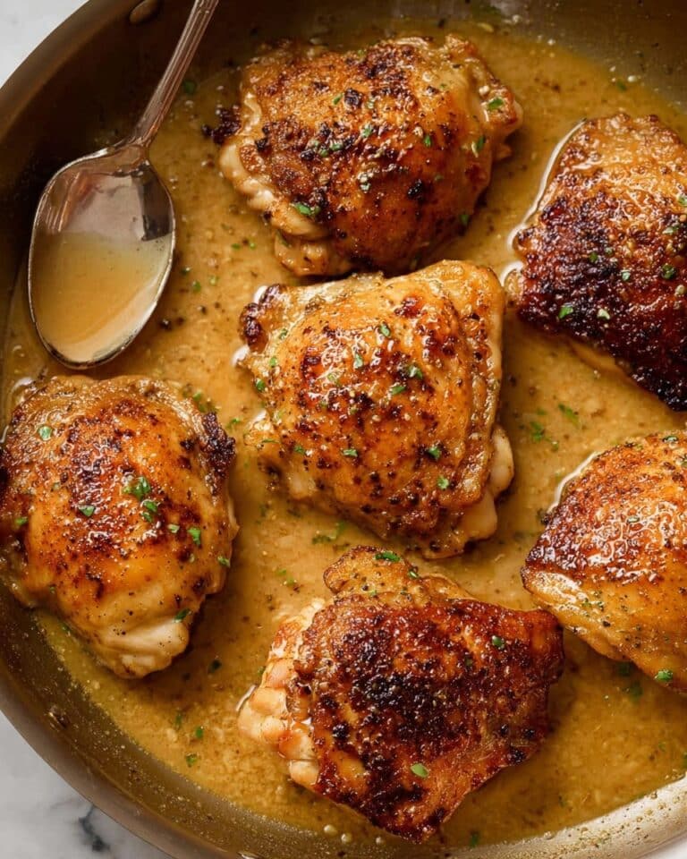 Crispy Garlic Chicken Thighs Recipe