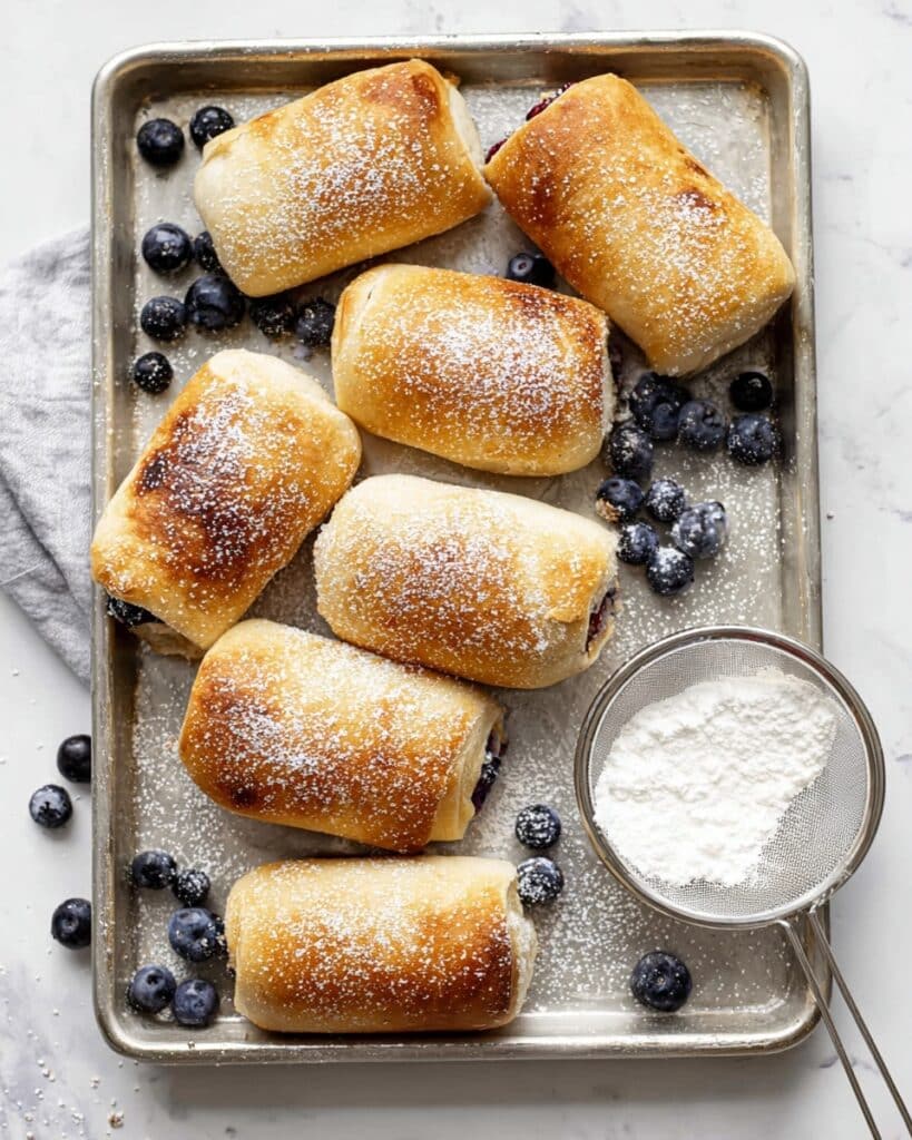 Blueberry Cheesecake Egg Rolls Recipe