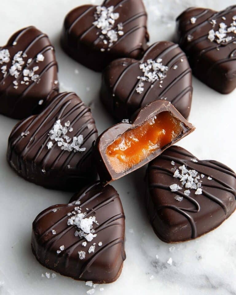 Heart-Shaped Chocolate Date Caramels Recipe