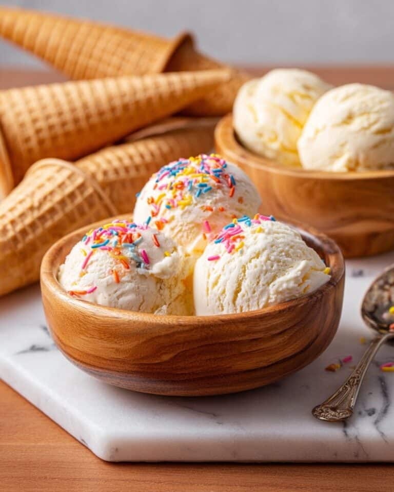 Creamy Vanilla Ice Cream from Scratch Recipe