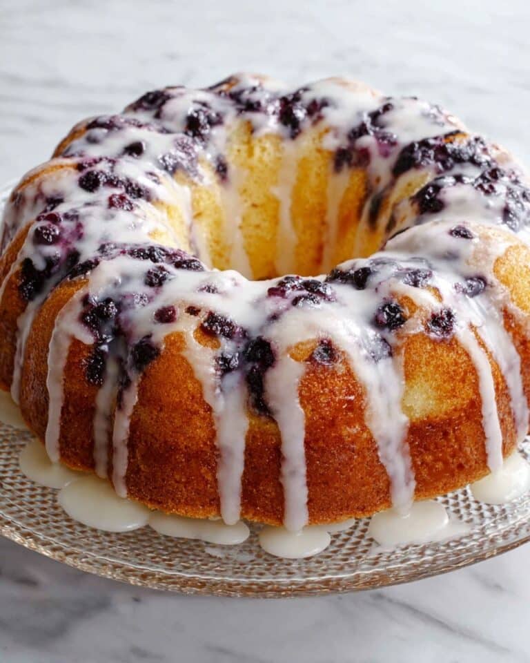 Blueberry Lemon Angel Food Cake Recipe