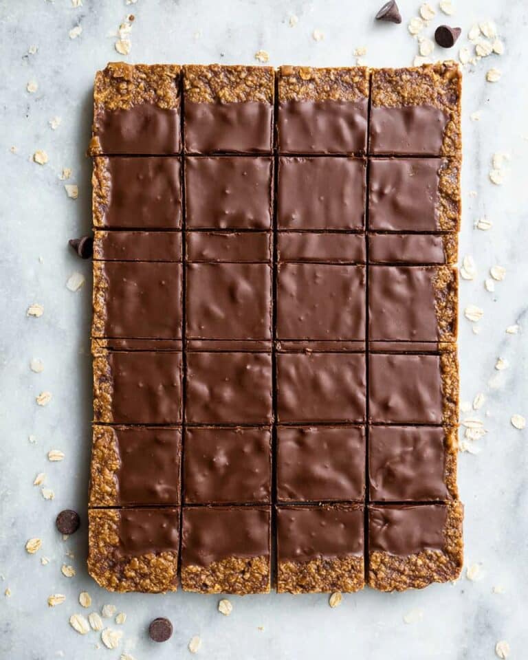 Chocolate Peanut Butter Oatmeal Cookie Bars Recipe