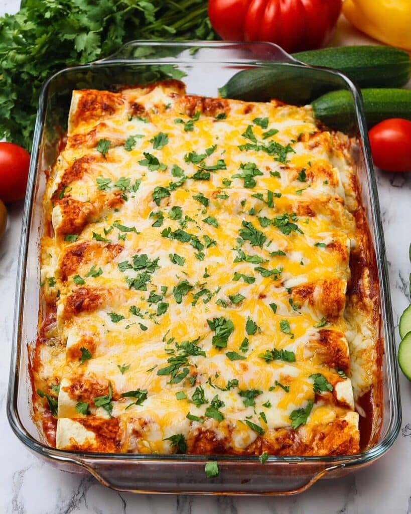 Zucchini and Cheese Enchiladas Recipe