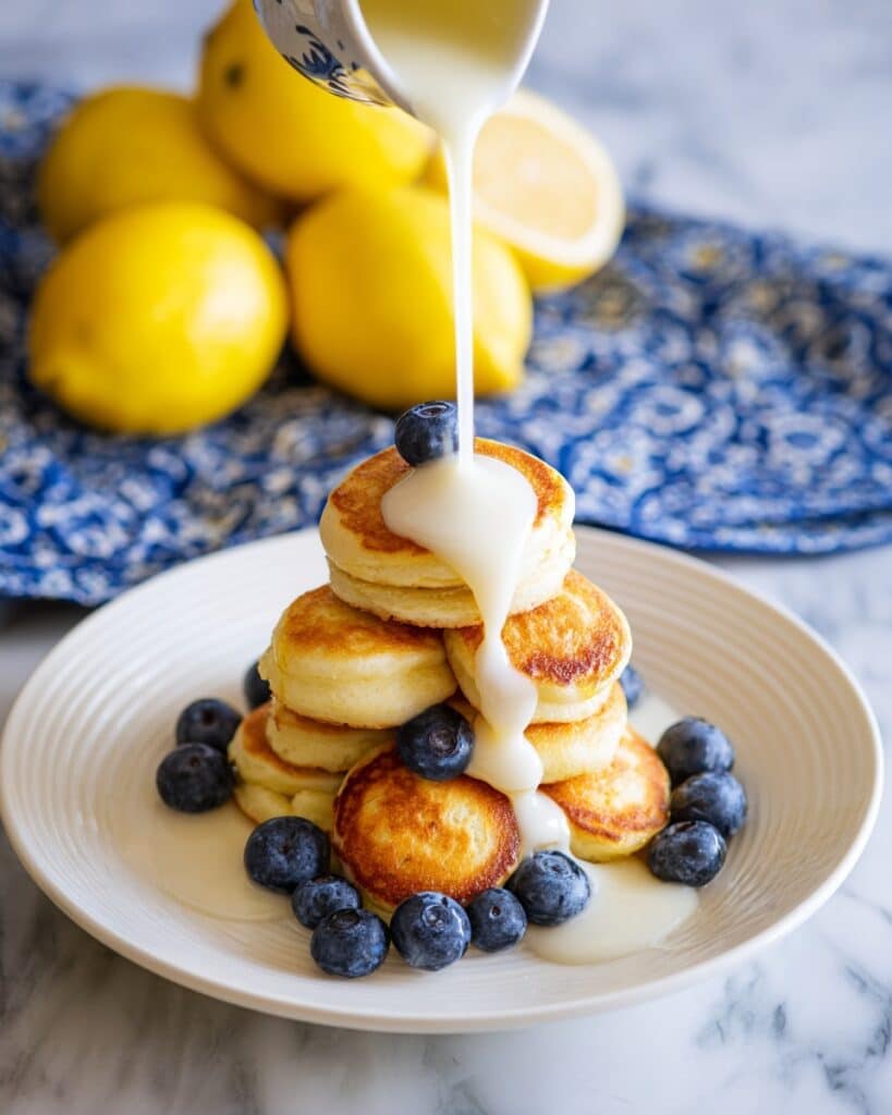 Lemon Blueberry Pancake Bites Recipe