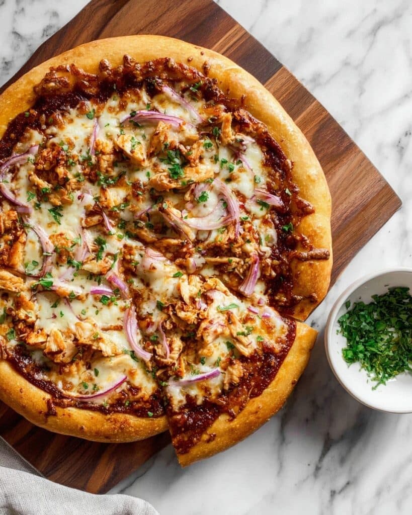 Homemade BBQ Chicken Pizza Recipe
