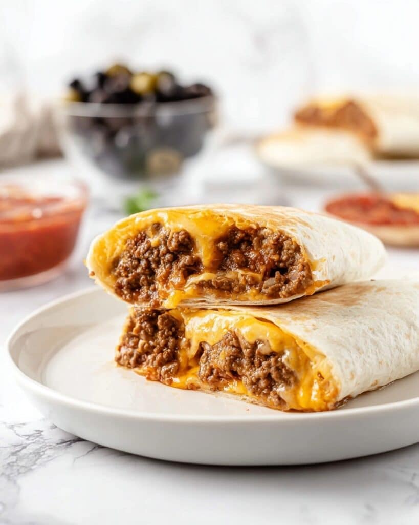 Beef and Bean Burritos Recipe