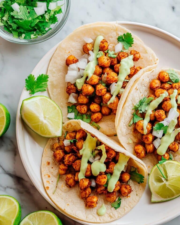 15-Minute Chickpea Tacos Recipe