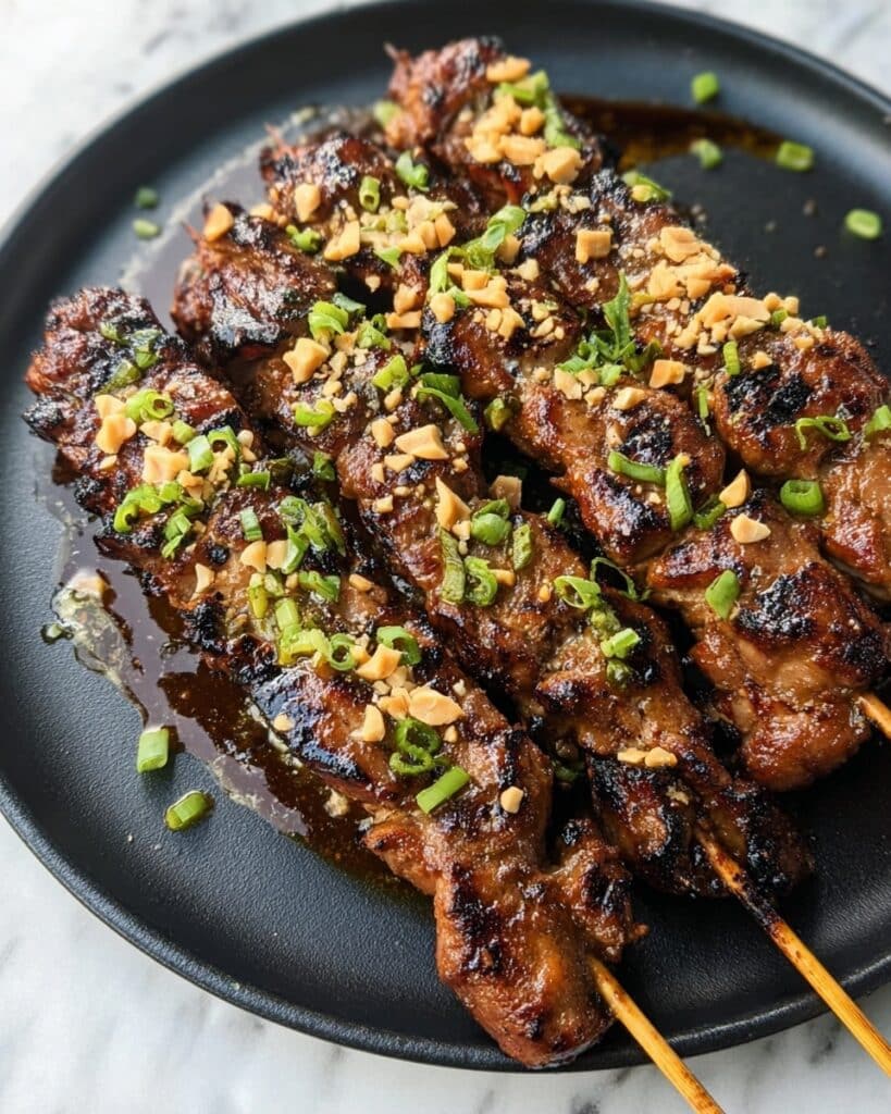 Honey Garlic Chicken Skewers Recipe