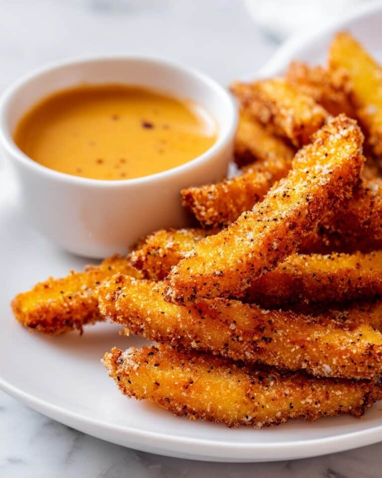 Bloomin’ Onion Chicken with Crispy Onion Dipping Sauce Recipe