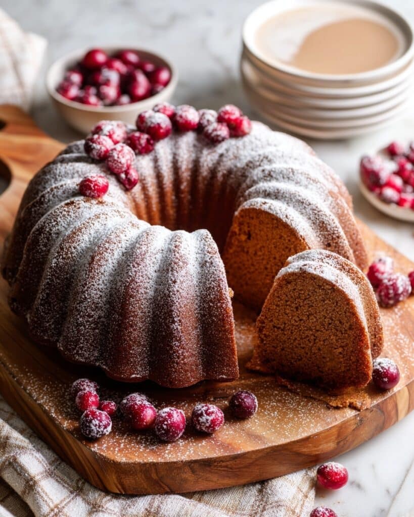 Gingerbread Banana Bread in a Bundt Pan Recipe
