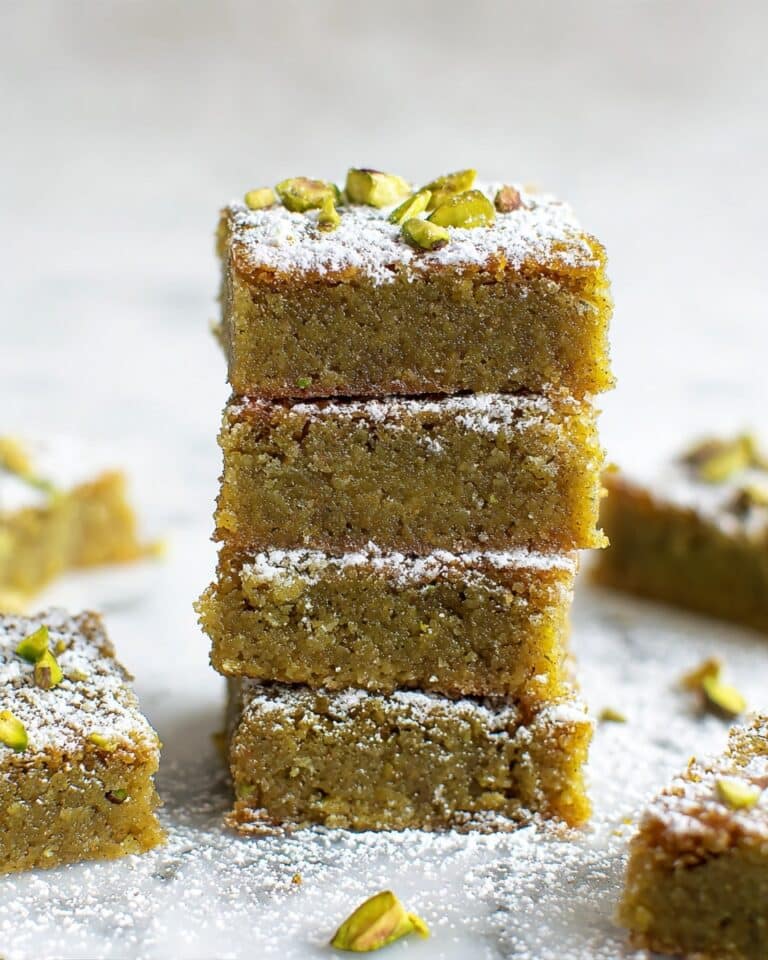 3 Ingredient Pistachio Bars Recipe