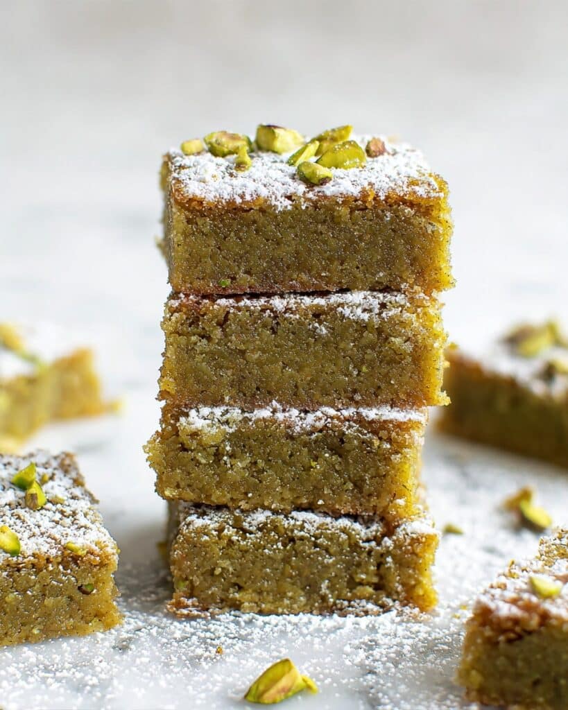 3 Ingredient Pistachio Bars Recipe