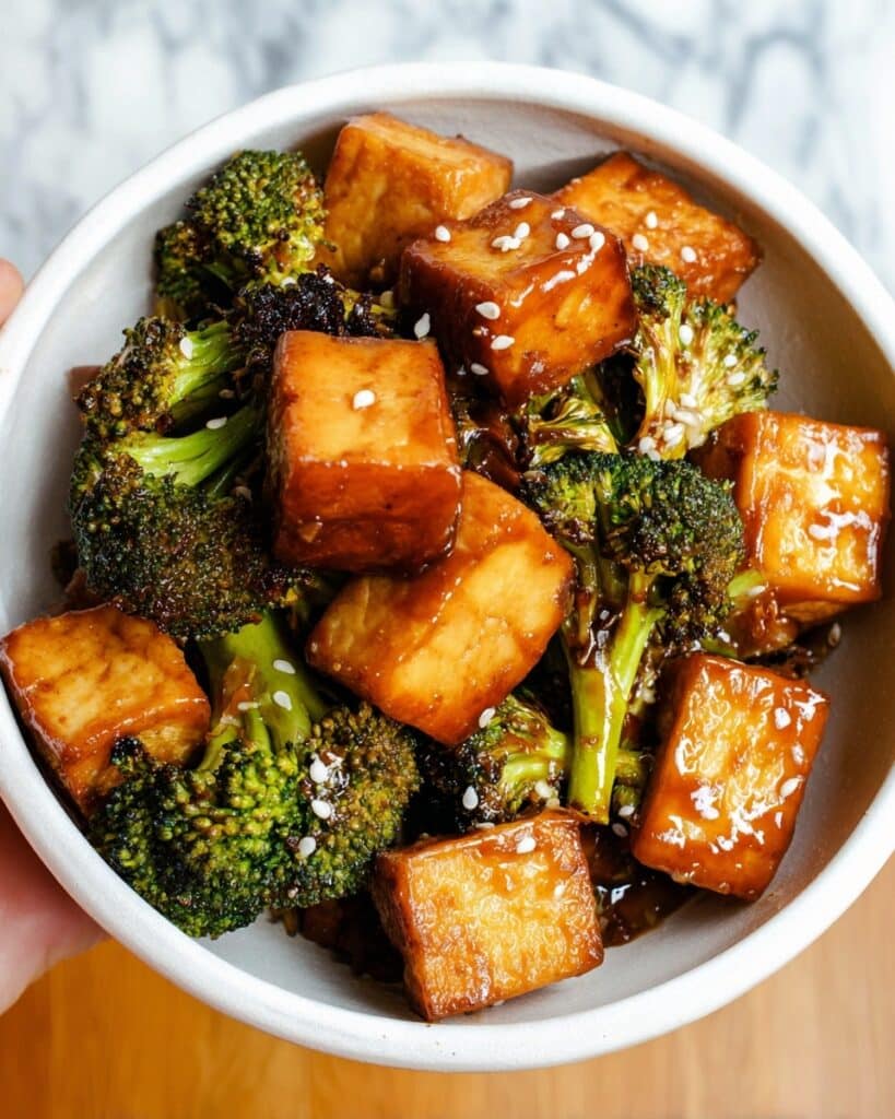 Baked Teriyaki Tofu and Broccoli Recipe